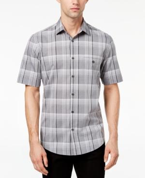 Alfani Men's Plaid Pocket Shirt, Created For Macy's