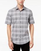 Alfani Men's Plaid Pocket Shirt, Created For Macy's
