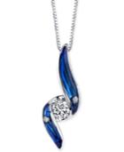 Sirena Jeans Diamond Pendant Necklace (1/5 Ct. T.w.) In 14k White Gold