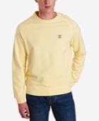 Barbour Men's Pike Garment-dyed Raglan-sleeve Fleece Sweater