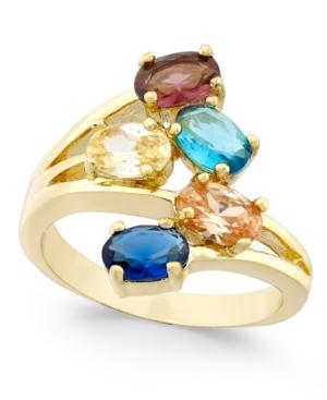 Charter Club Gold-tone Multi-stone Cluster Ring, Only At Macy's