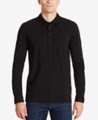 Boss Men's Slim-fit Stretch Long-sleeve Polo