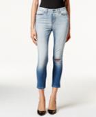 Calvin Klein Jeans High-rise Cropped Lille Blue Wash Jeans