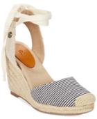 Roxy Bolsa Chicka Tie-up Espadrille Wedges Women's Shoes