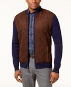 Tasso Elba Men's Quilted-front Baseball Jacket, Created For Macy's