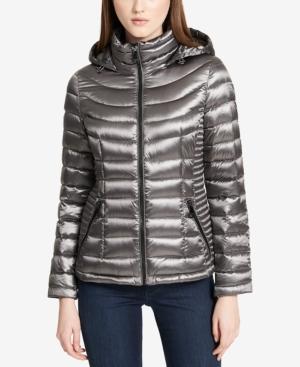 Calvin Klein Packable Hooded Puffer Coat, A Macy's Exclusive Style