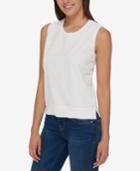 Tommy Hilfiger Lace-front Tank Top, Only At Macy's