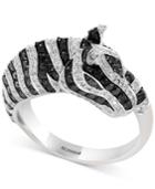 Caviar By Effy Diamond Zebra Statement Ring (1-5/8 Ct. T.w.) In 14k White Gold