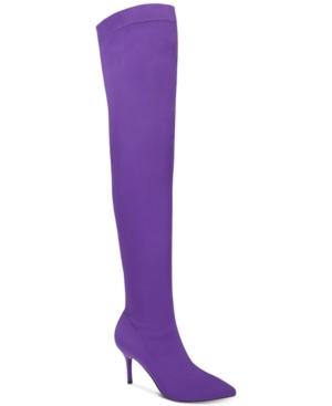 I.n.c. Zaliaa Pointed Toe Over-the-knee Boots, Created For Macy's Women's Shoes