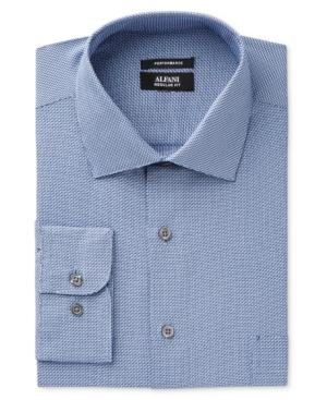 Alfani Men's Classic Fit Performance Twill Textured Dress Shirt, Created For Macy's
