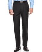 Ryan Seacrest Distinction Black Solid Slim-fit Pants