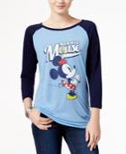 Freeze 24-7 Juniors' Minnie Mouse Graphic Raglan T-shirt