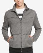 Kenneth Cole Reaction Men's Knit Stand-collar Full-zip Jacket