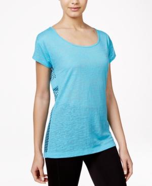 Material Girl Juniors' Mesh-back T-shirt, Only At Macy's
