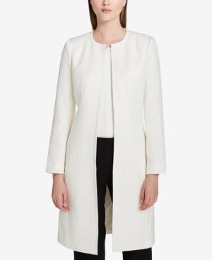 Calvin Klein Tweed Boucle Topper Jacket