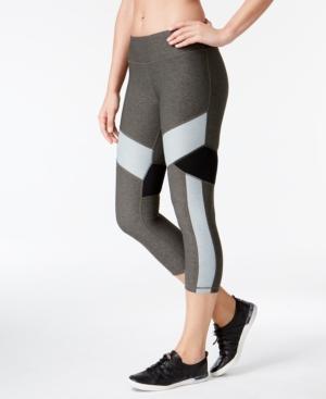 Calvin Klein Performance Colorblocked Cropped Water-repellent Leggings