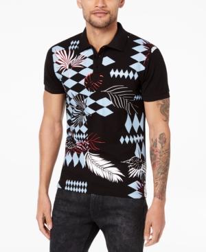 Versace Men's Optical Graphic-print Polo