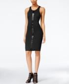 Guess Baylee Sleeveless Zip-front Bodycon Dress