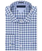 Tommy Hilfiger Easy Care Indigo Gingham Dress Shirt