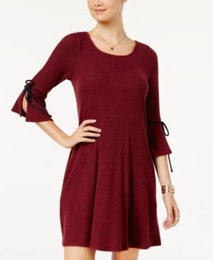 Bcx Juniors' Bell-sleeve Sweater Dress