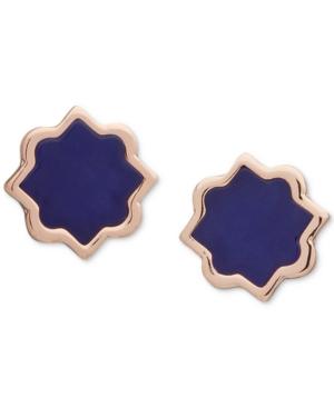 Ivanka Trump Rose Gold-tone Stone Stud Earrings