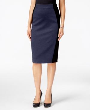 Grace Elements Colorblocked Pencil Skirt