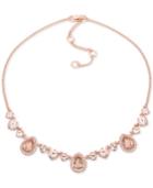 Givenchy Stone & Crystal Collar Necklace, 16 + 3 Extender