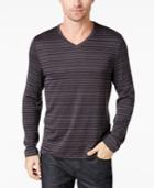 Alfani Men's Hacci Stripe Sweater, Created For Macy's