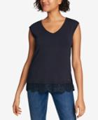 Tommy Hilfiger Lace-back Sleeveless Top, Created For Macy's