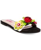 Betsey Johnson Adilyn Floral Slide Sandals Women's Shoes