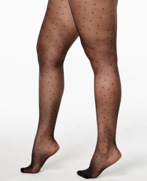 Pretty Polly Plus-size Curves Pinspot Tights