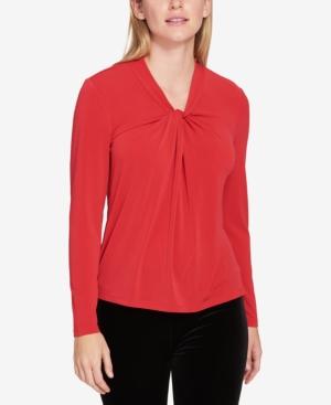Tommy Hilfiger Twist-front Top, Created For Macy's