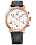 Tommy Hilfiger Men's Casual Sport Black Leather Strap Watch 46mm 1791236