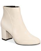 I.n.c. Floriann Block-heel Ankle Booties, Created For Macy's Women's Shoes