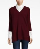 Charter Club Petite Cashmere Textured V-neck Sweater, Only At Macy's
