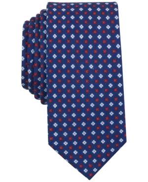 Bar Iii Men's Carson Geo-print Skinny Skinny Tie, Only At Macy's