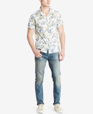Denim & Supply Ralph Lauren Men's Floral Cotton Poplin Shirt
