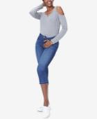 Nydj Cropped Tummy-control Skinny Denim Capris