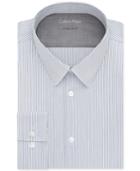 Calvin Klein X Extra Slim-fit Grey Frost Stripe Dress Shirt
