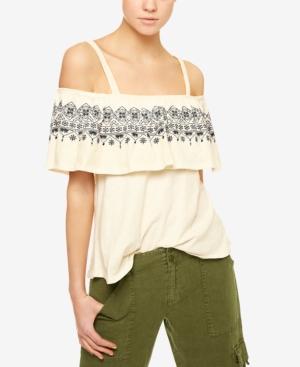 Sanctuary Helena Cotton Off-the-shoulder Top