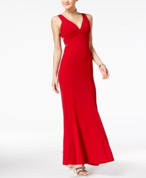 Crystal Doll Juniors' Cutout A-line Dress