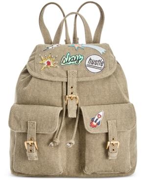 Steve Madden Dillian Medium Backpack With Patches, A Macy's Exclusive Style