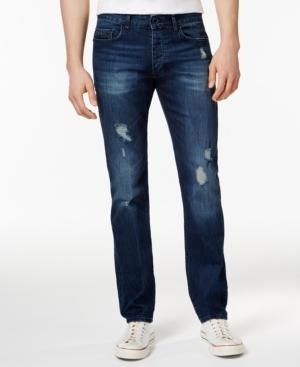 Calvin Klein Jeans Men's Slim-fit Stretch Abbott Kinney Ripped Jeans