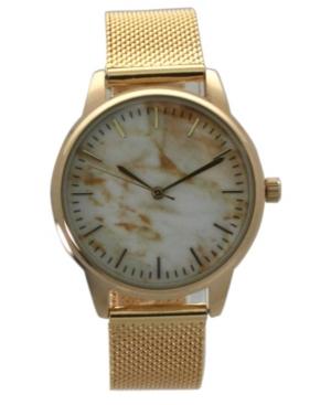 Marble Mesh Band Watch