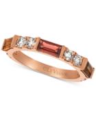 Le Vian Baguette Frenzy Multi-gemstone (7/8 Ct. T.w.) & Nude Diamond (5/8 Ct. T.w.) Ring In 14k Rose Gold