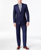 Marc New York By Andrew Marc Slim-fit Solid Blue Suit
