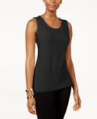 Jm Collection Jacquard Tank Top, Created For Macy's
