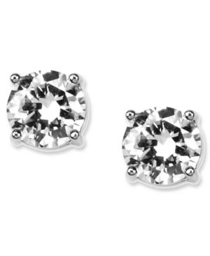 Givenchy Earrings, Round Crystal Stud