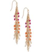 Robert Rose For Inc International Concepts Gold-tone Beaded Drop Earrings, Only At Macy's