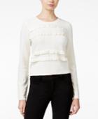 Maison Jules Ruffled Sweater, Only At Macy's